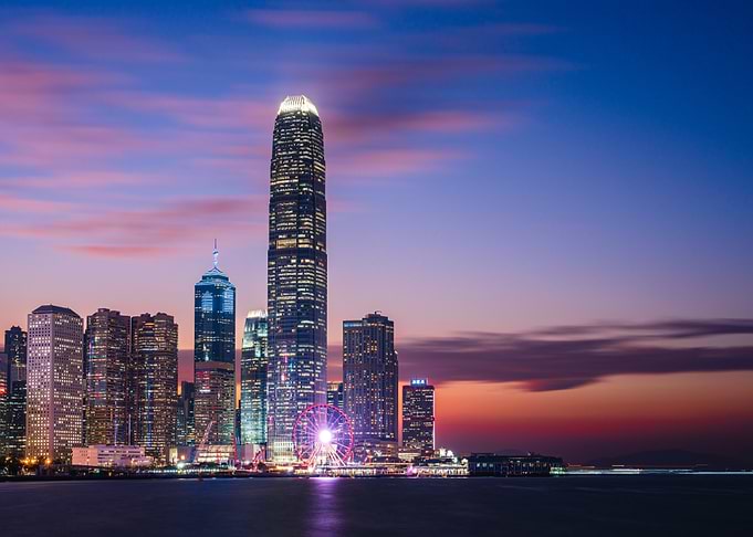 Hong Kong Skyline at Dusk