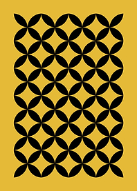 Black and Gold Geometric Pattern