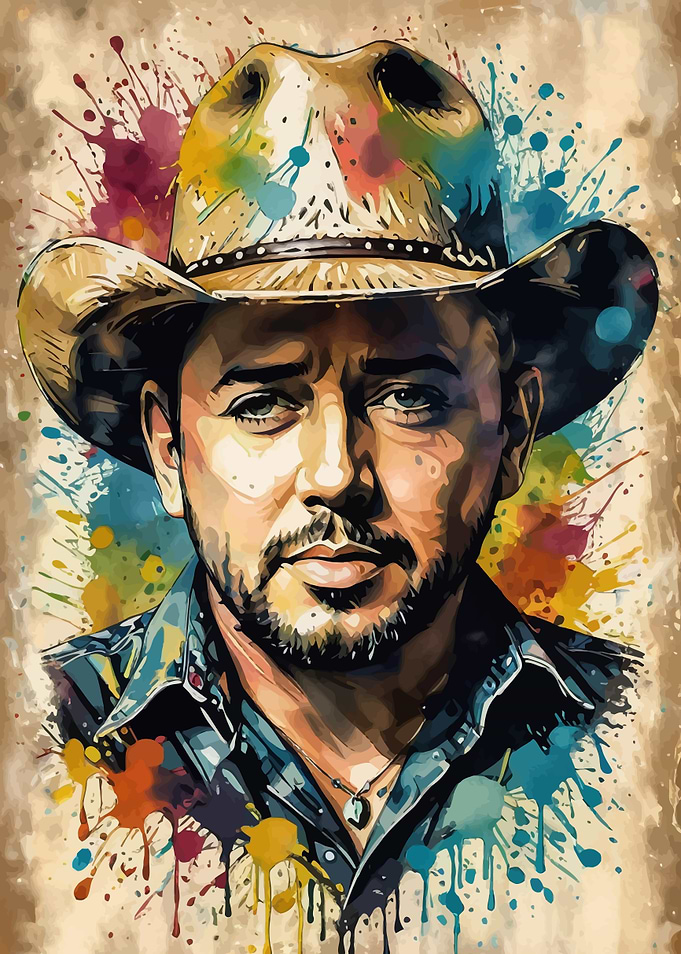 Jason Aldean Vintage Portrait