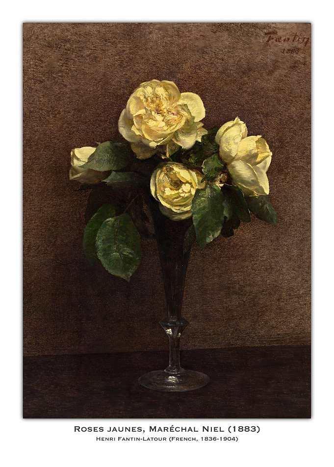 Yellow Roses in Vase