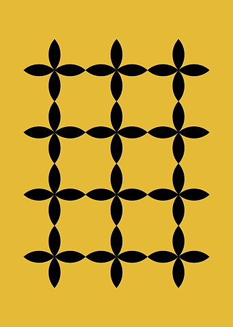 Black and Gold Geometric Pattern