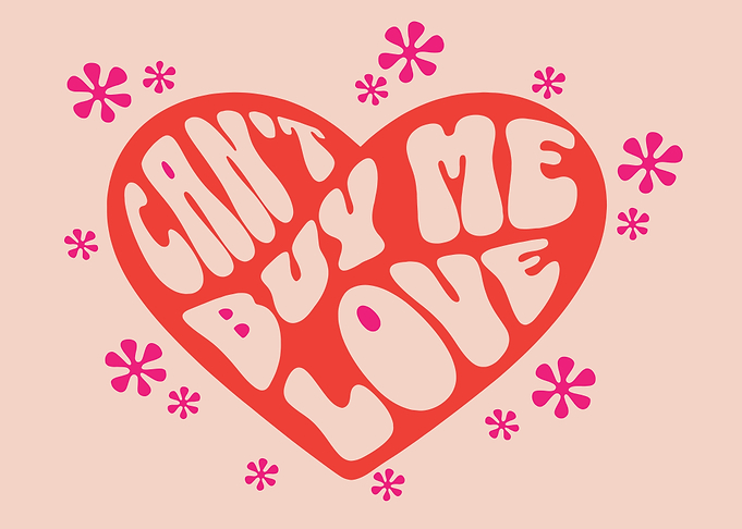 Can't Buy Me Love Heart