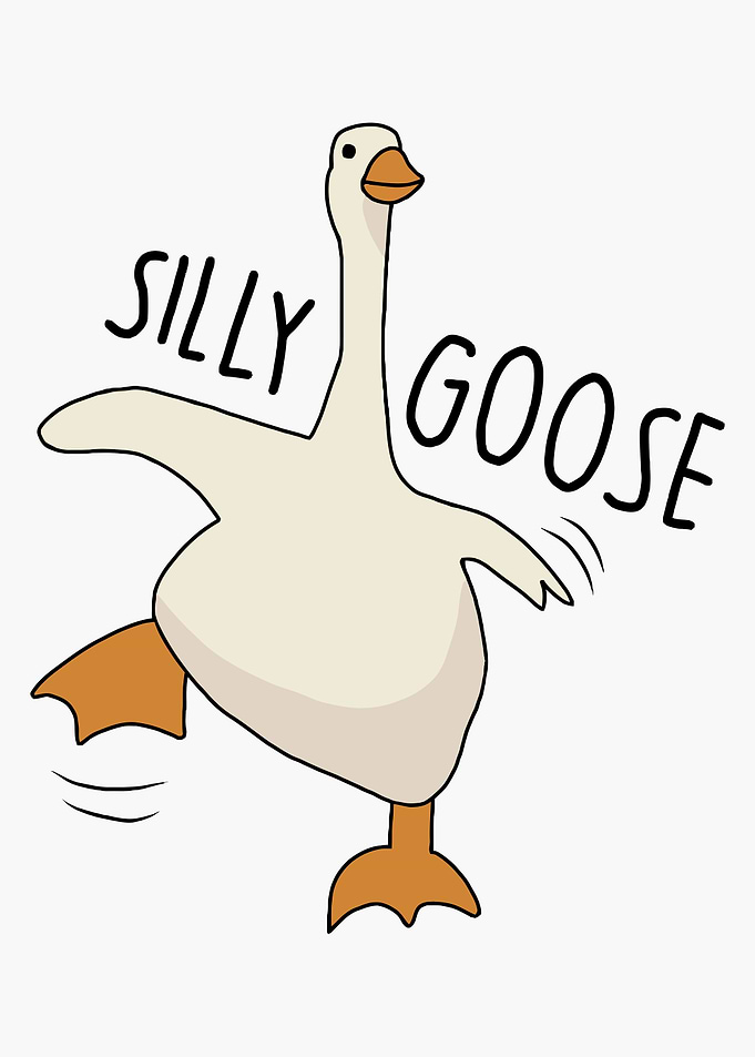 Silly Goose Cartoon