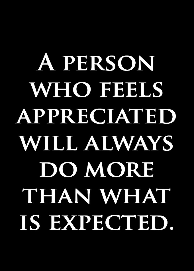 Appreciation Motivational Quote