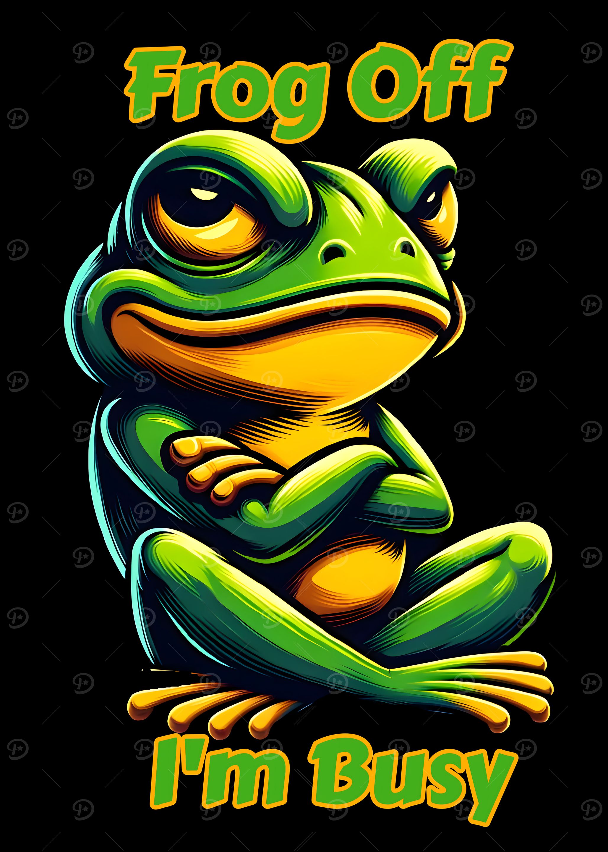 Frog Off I'm Busy