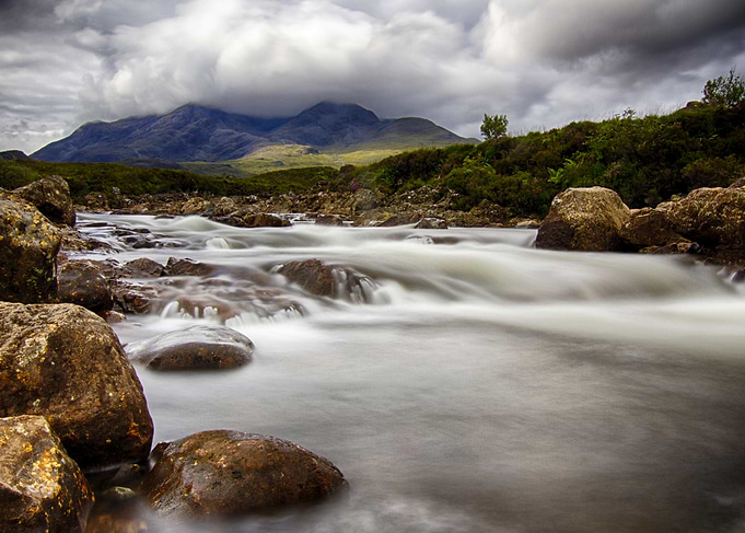 Mountain River Landscape