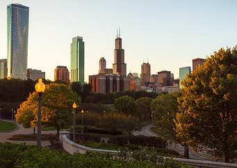 Chicago Skyline from the Museum Campus