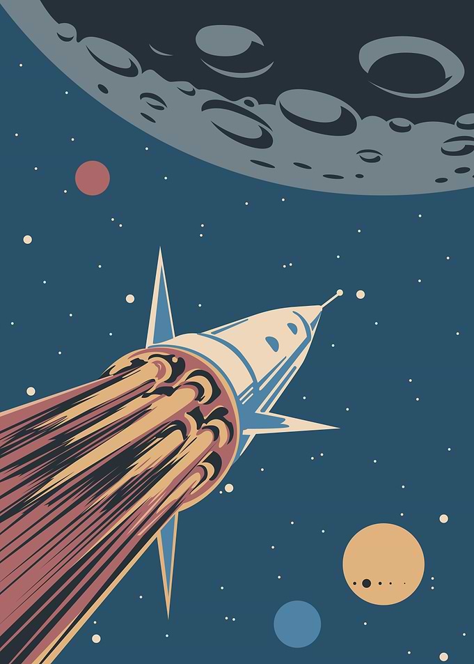 Retro Rocket Launch