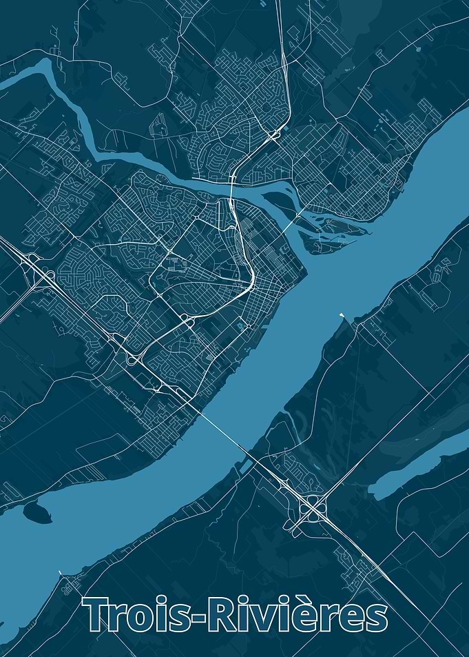 Trois-Rivières City Map