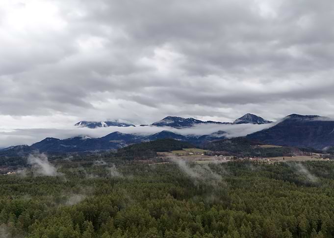 Misty Mountain Landscape