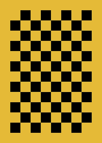 Black and Yellow Checkerboard