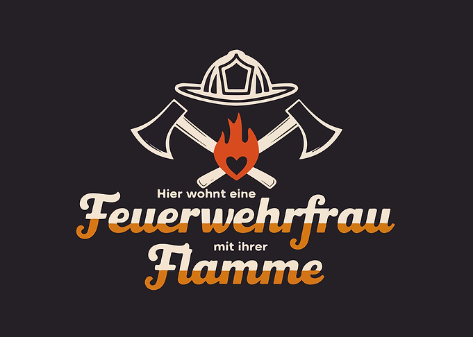 Firefighter Woman Logo