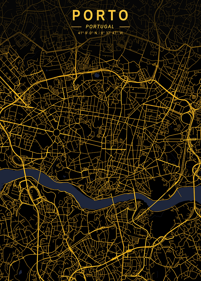 Porto Golden City Map