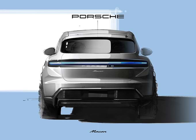 Porsche Macan Rear View