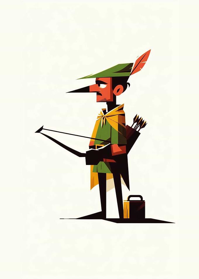 Robin Hood Illustration