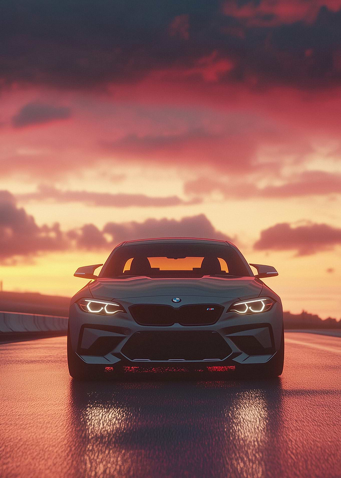 BMW M4 Sunset