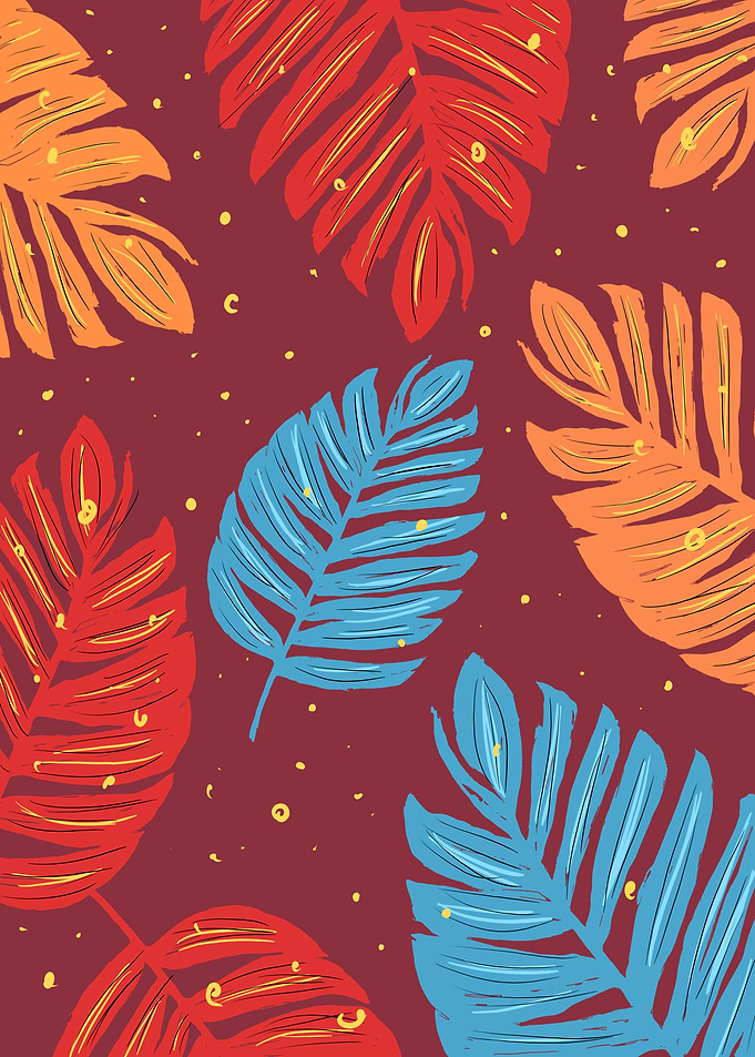 Red Leaf Pattern