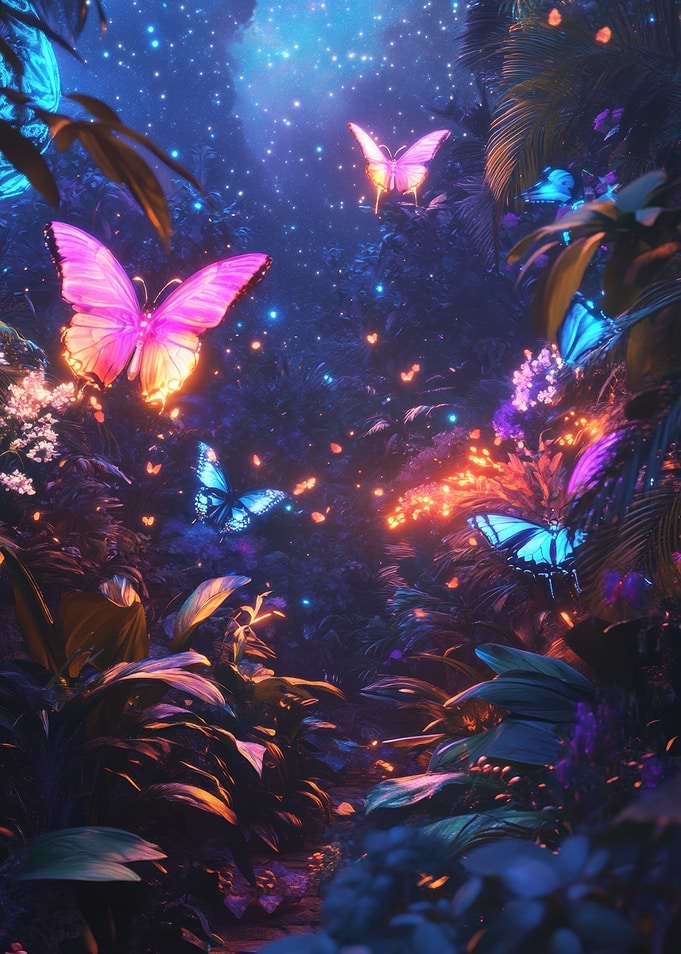 Magical Butterfly Forest