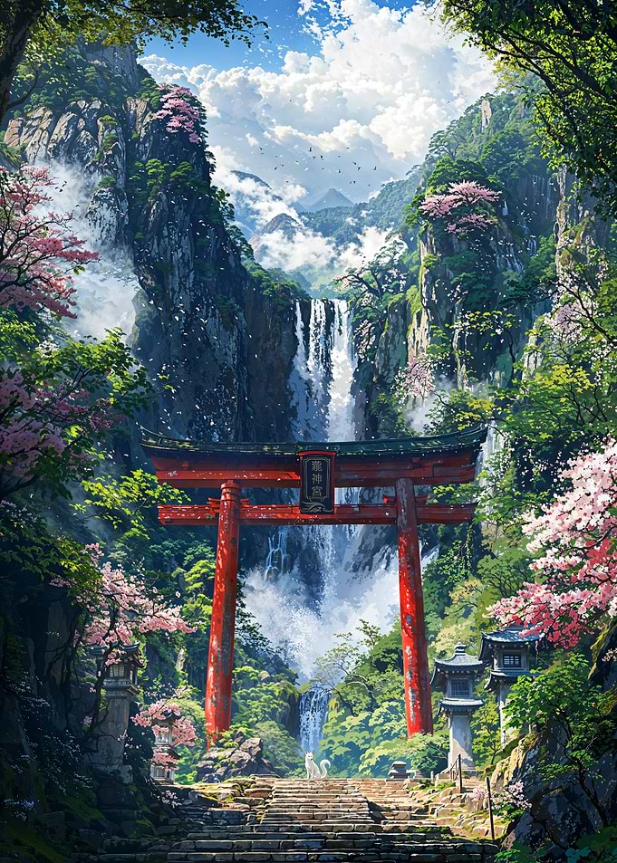Sacred Falls of the Hidden Shrine