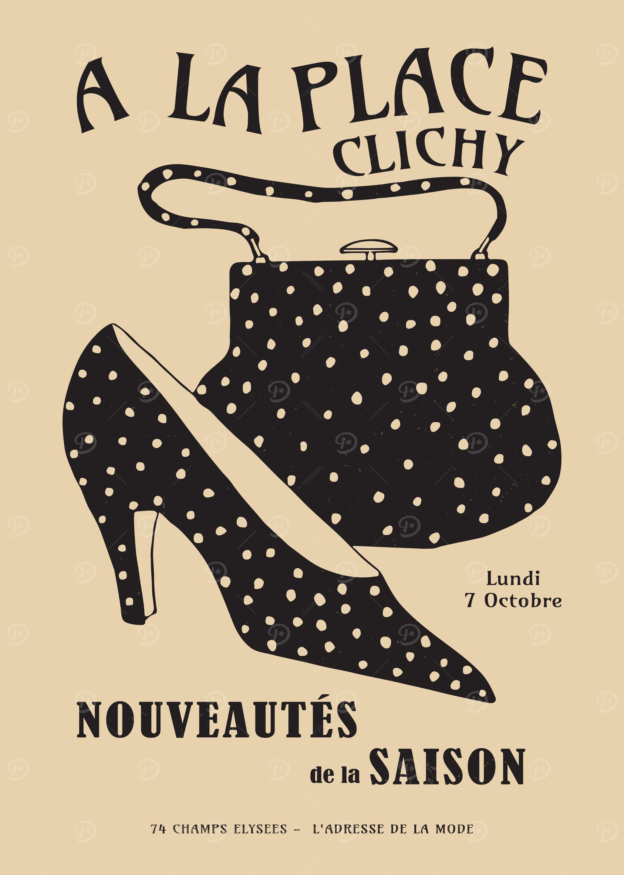 Vintage Fashion Ad