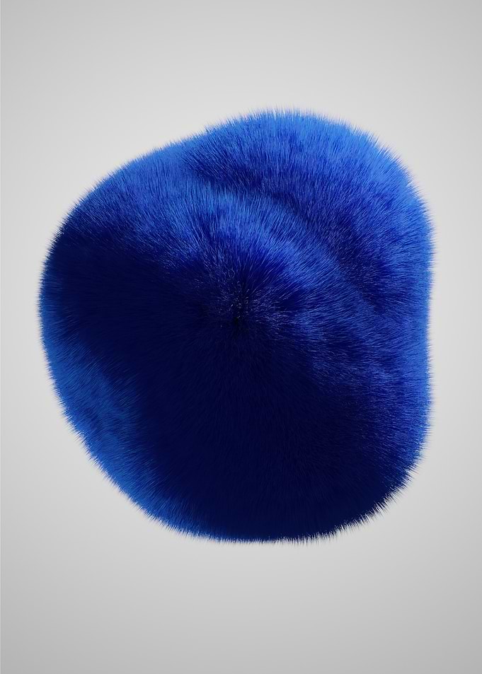 Blue Furry Sphere