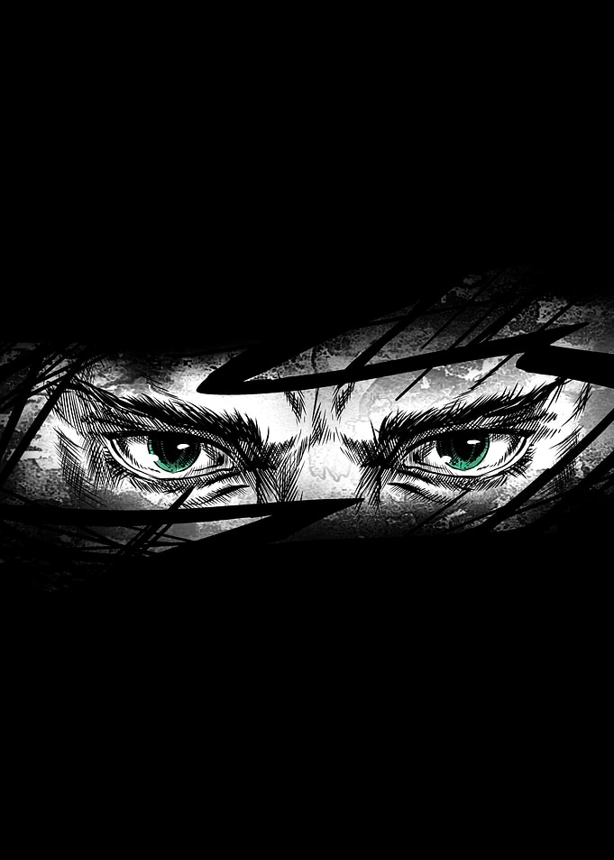 Intense Green Eyes