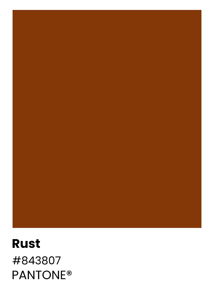 Pantone Rust Color