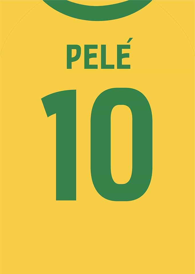 Pelé Jersey Number 10