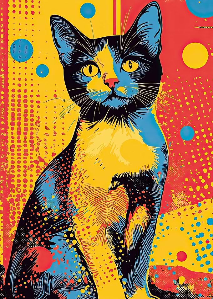 Pop Art Cat