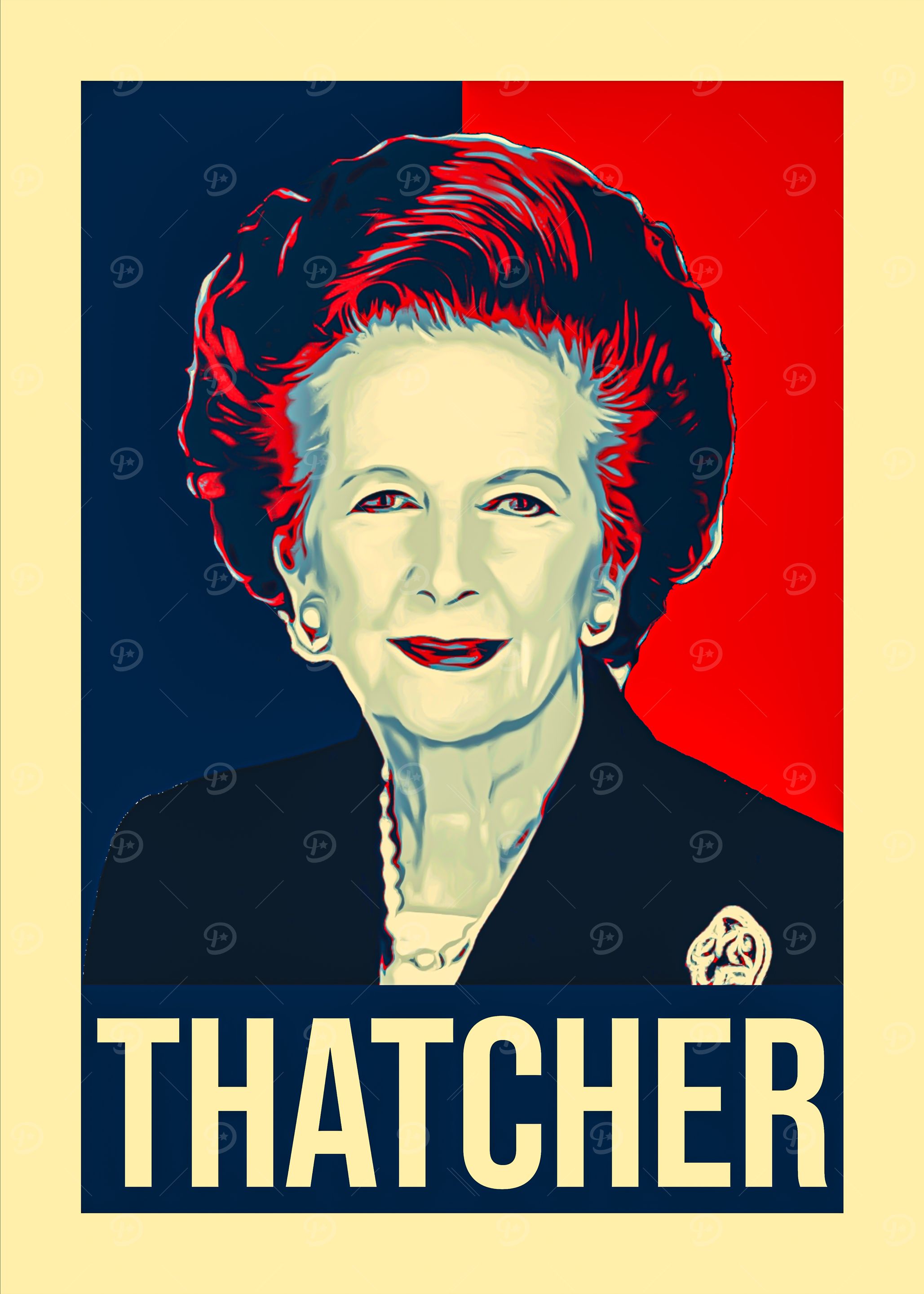 Margaret Thatcher Poster