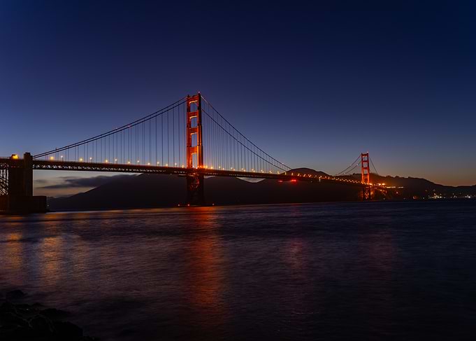 Golden Gate Bridge at Dusk