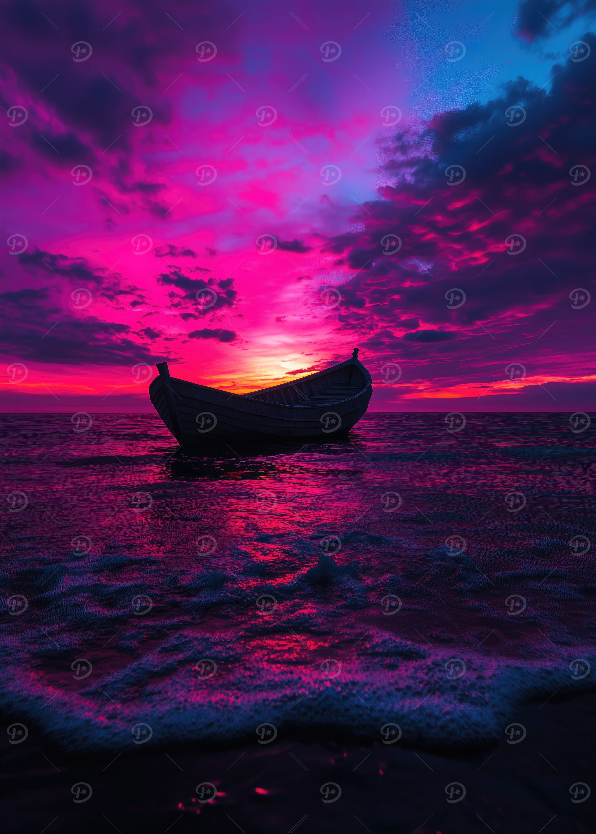 Sunset Boat
