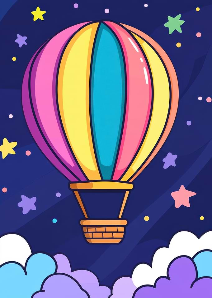 Hot Air Balloon Night Flight