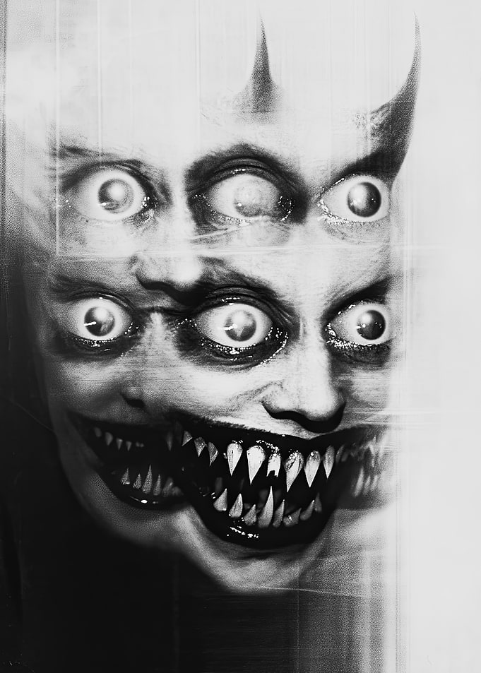 Horrific Demon Face