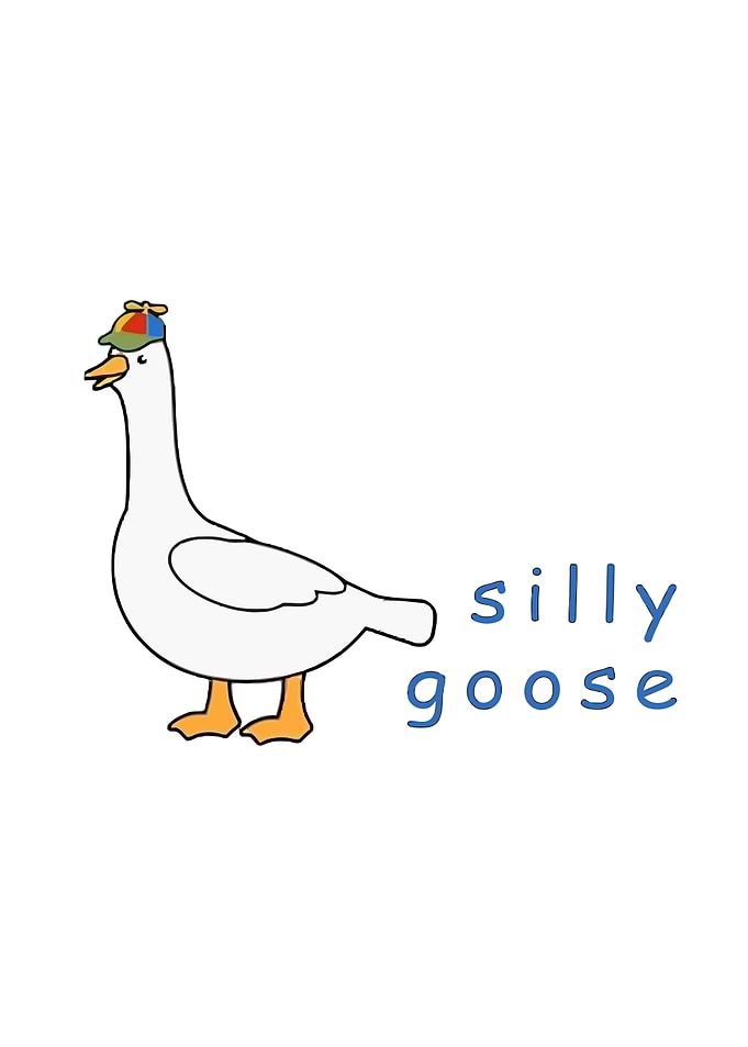 Silly Goose Illustration