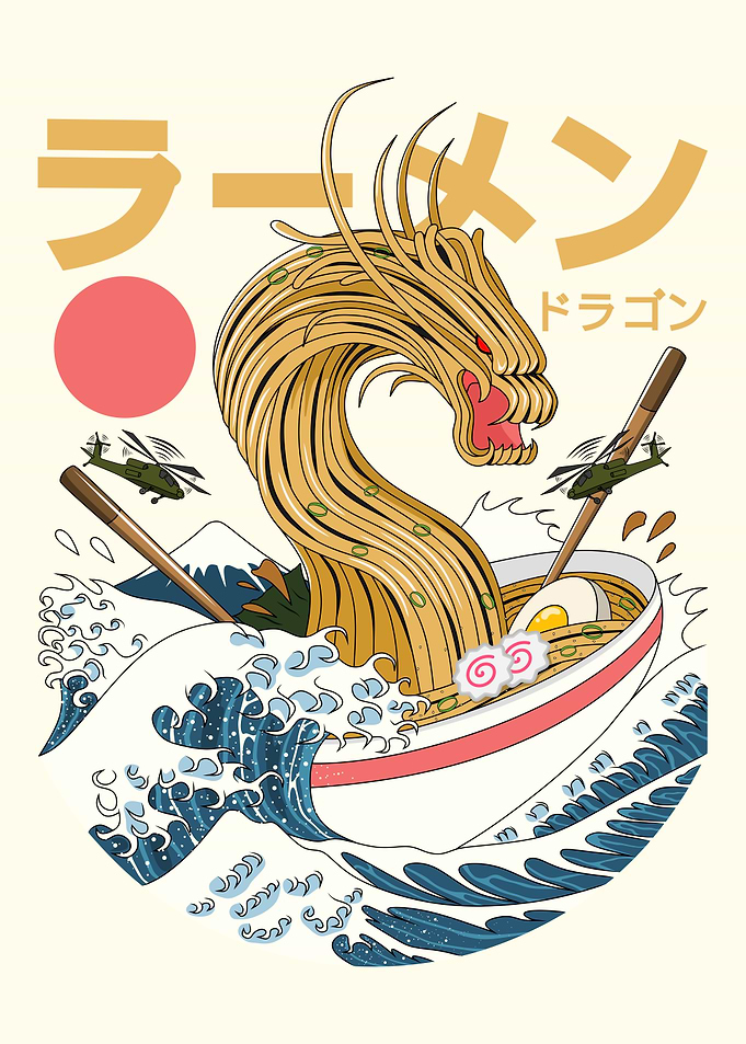 The Great Ramen Dragon off Kanagawa