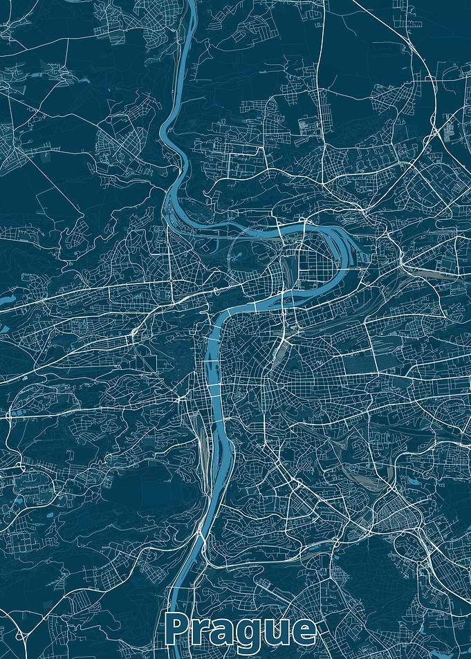 Prague City Map