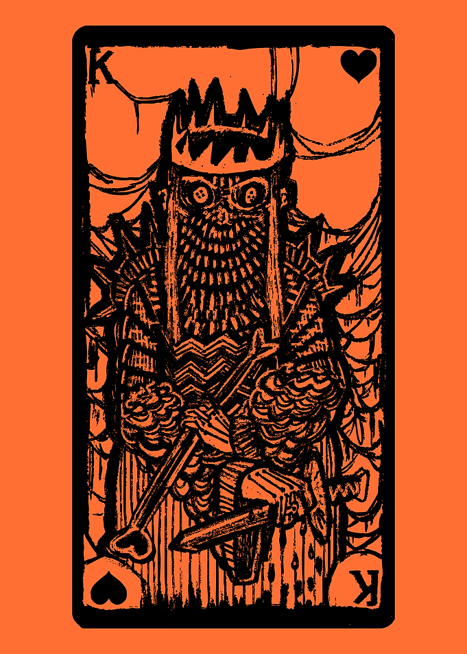 King of Hearts Tarot Card