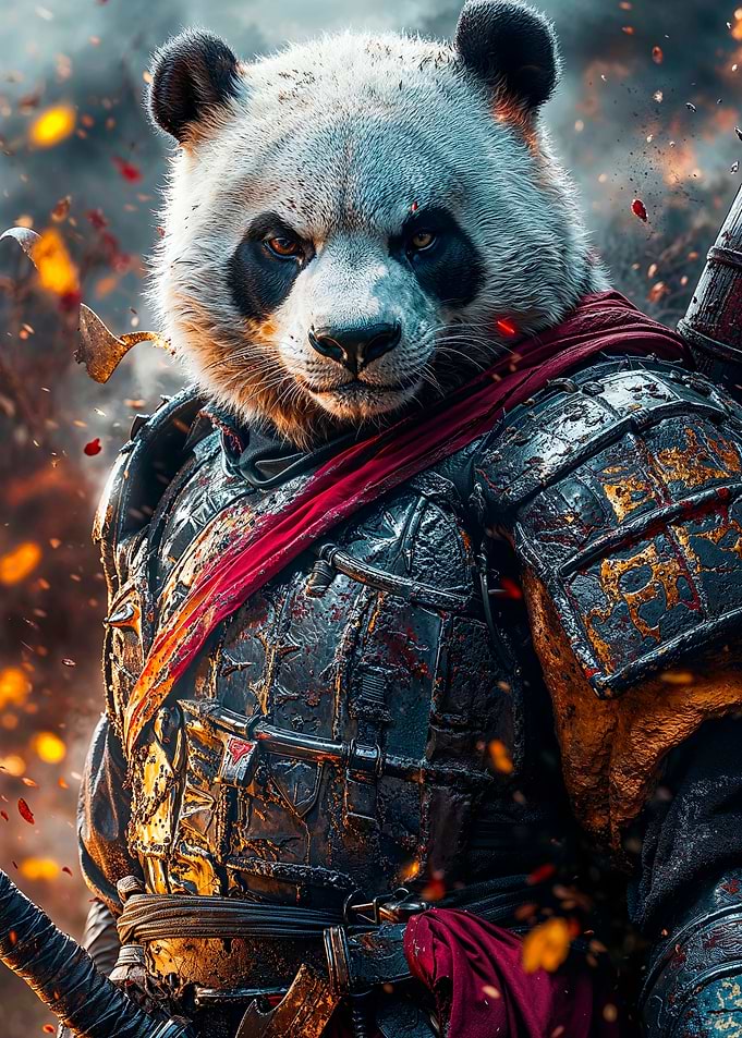 Samurai Panda Warrior