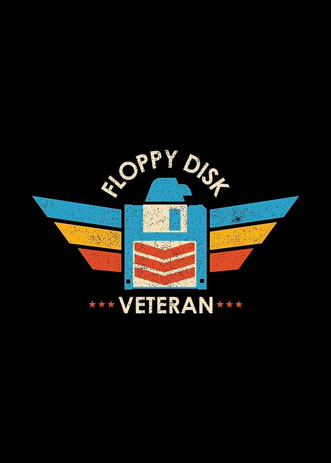 Floppy Disk Veteran - Expert in the Old School of Storage