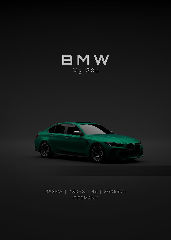 BMW M3 G80 Green