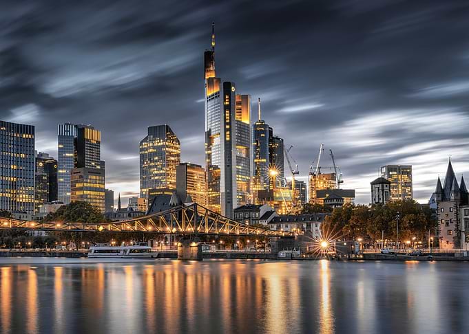 Frankfurt Skyline at Dusk