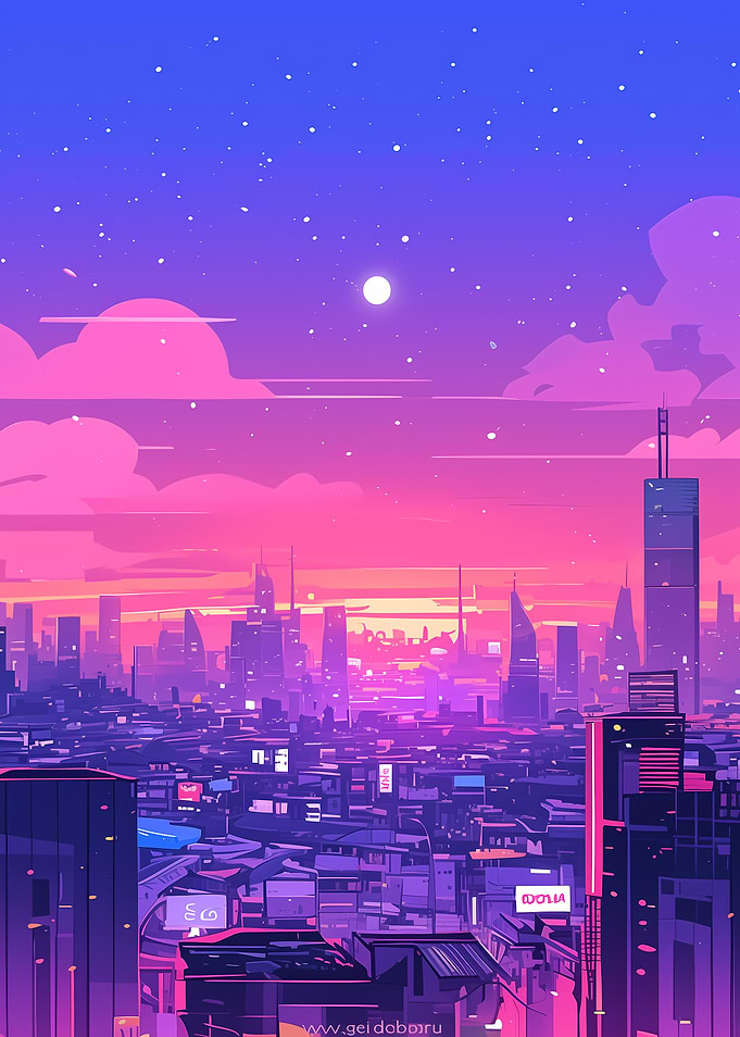 Neon Cityscape