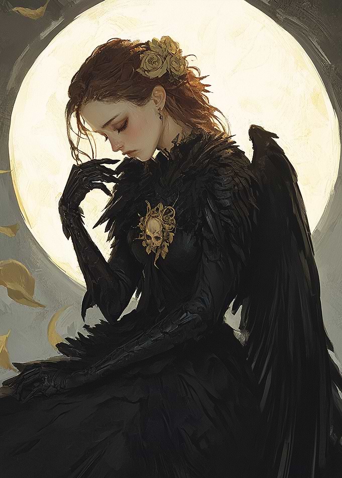 Raven Winged Woman
