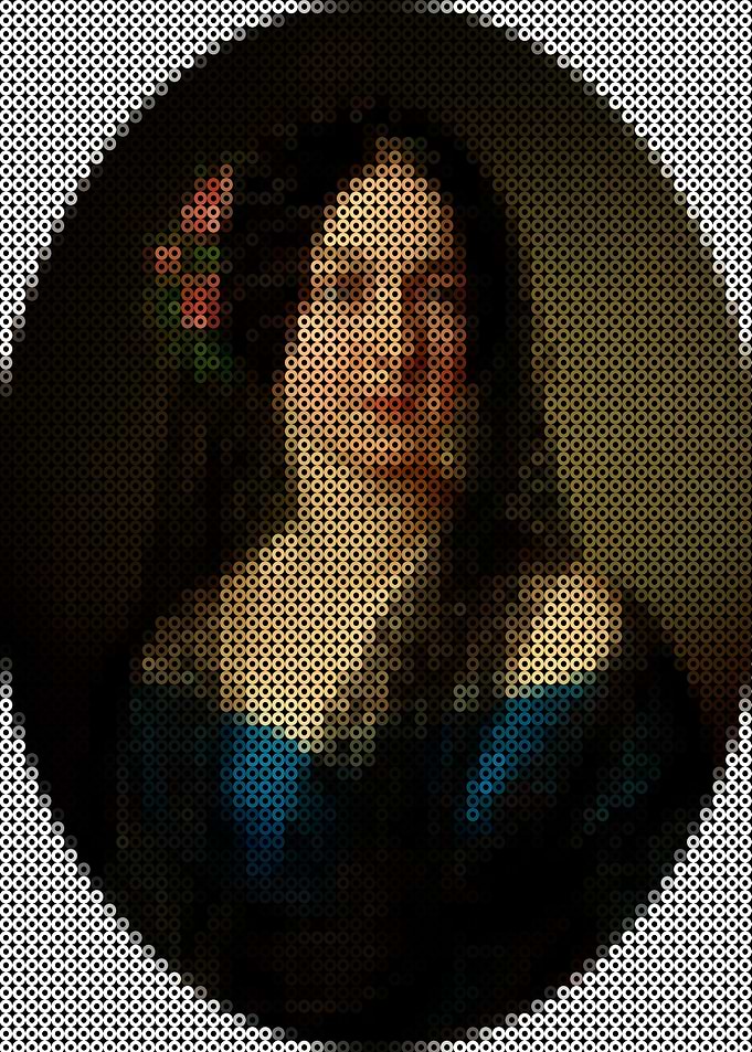 Portrait of a Woman in Blue