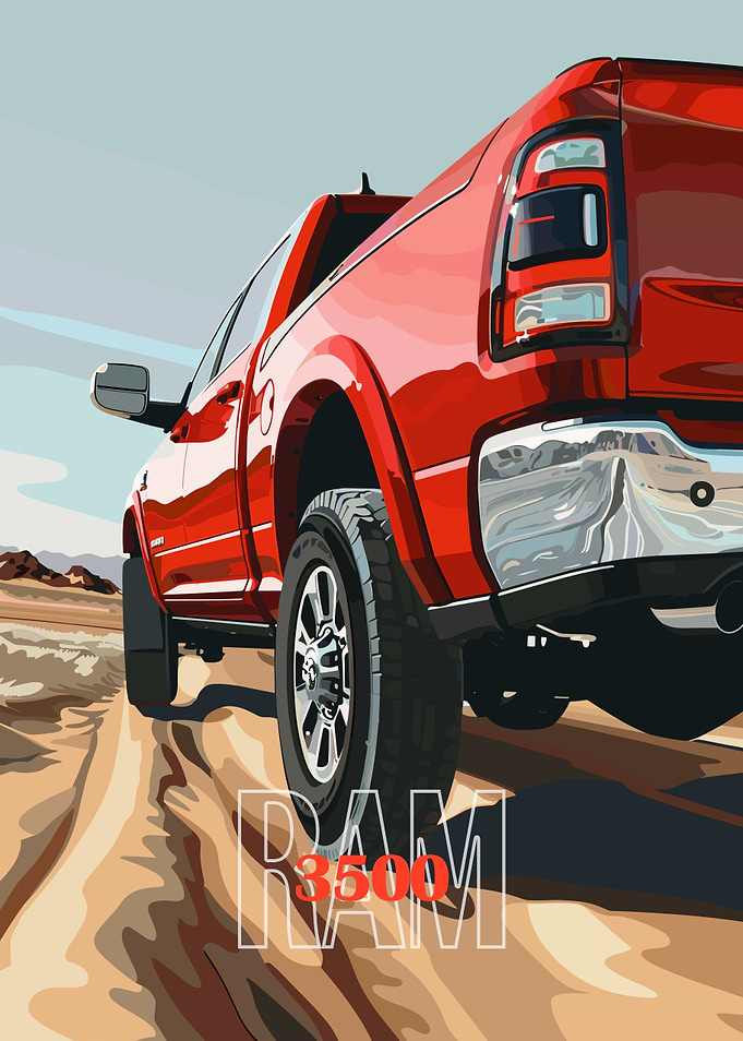 Red Ram 3500 Truck