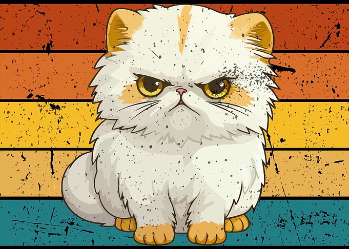 Grumpy Cat Retro