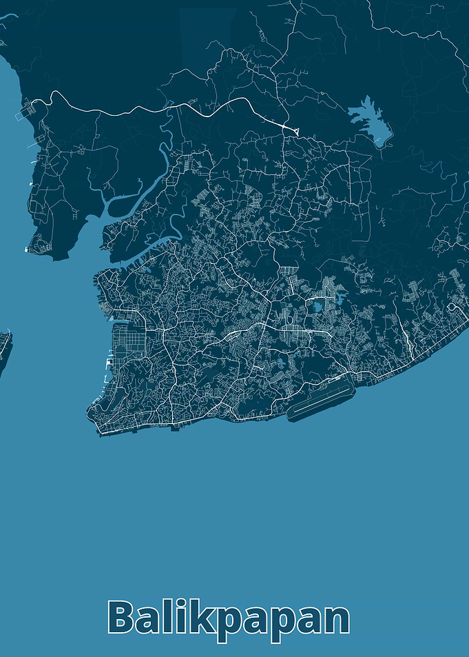 Balikpapan City Map