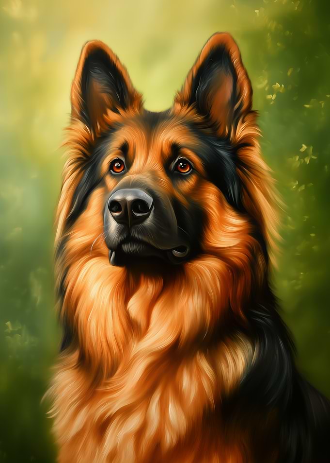German Shepherd Portrait