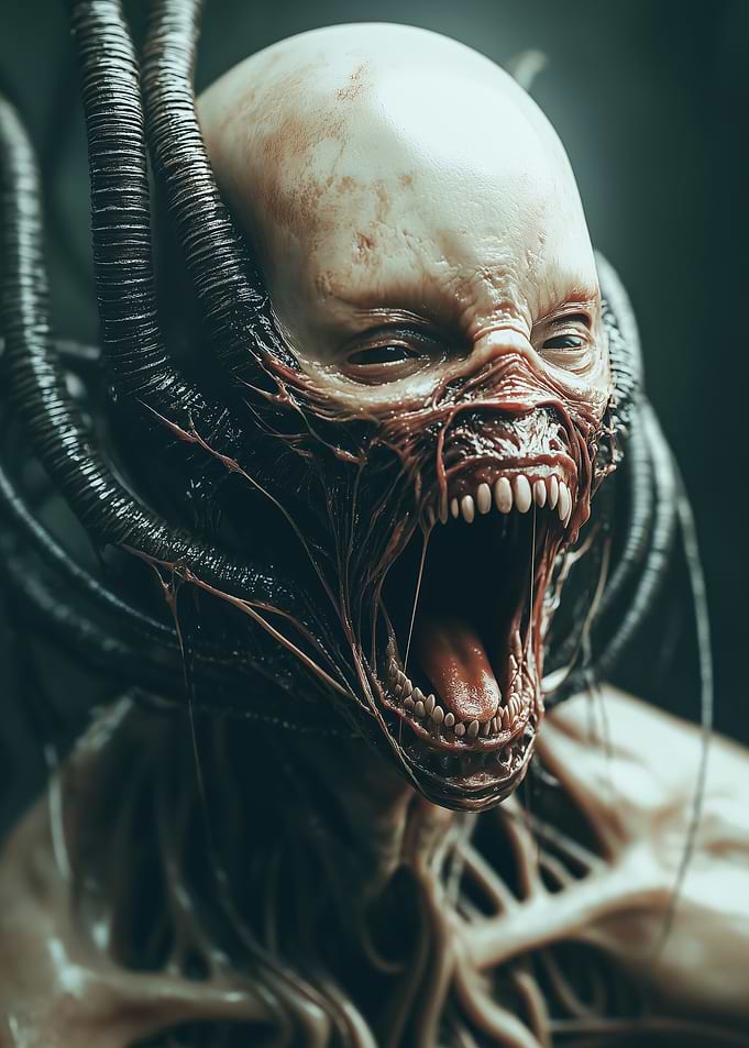 Horrifying Zombie Creature